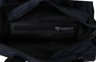 Versace Elegant Blue Nylon Tote Bag - Ginchy