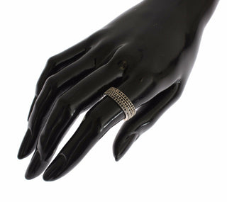 Nialaya Black CZ 925 Sterling Silver Womens Ring - Ginchy