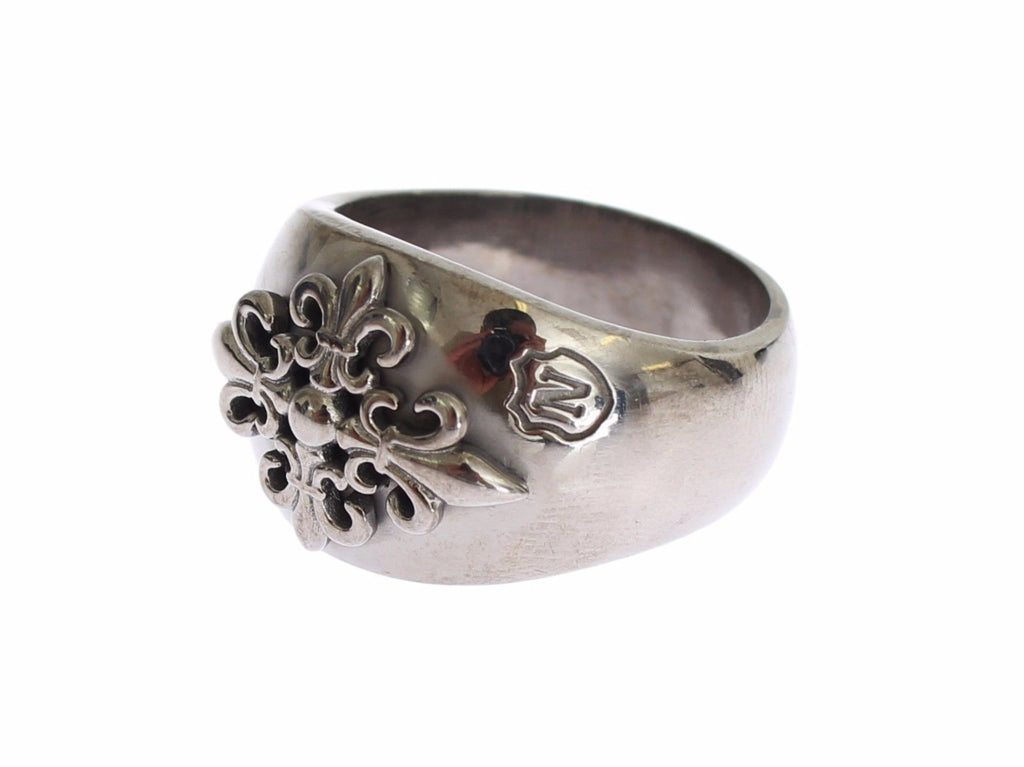 Nialaya Silver 925 Sterling Authentic  Crest Ring - Ginchy