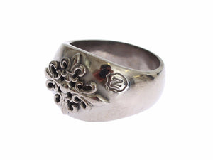 Nialaya Silver 925 Sterling Authentic  Crest Ring - Ginchy