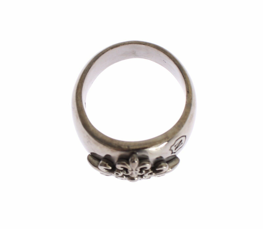 Nialaya Silver 925 Sterling Authentic  Crest Ring - Ginchy