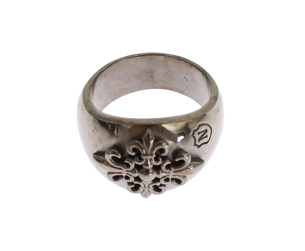 Nialaya Silver 925 Sterling Authentic  Crest Ring - Ginchy