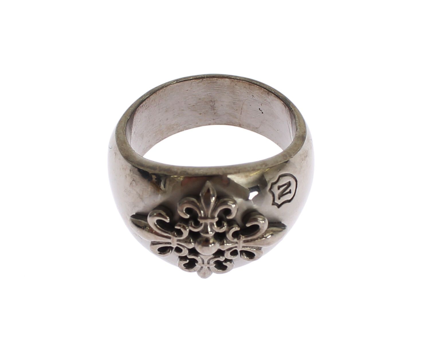 Nialaya Silver 925 Sterling Authentic  Crest Ring - Ginchy