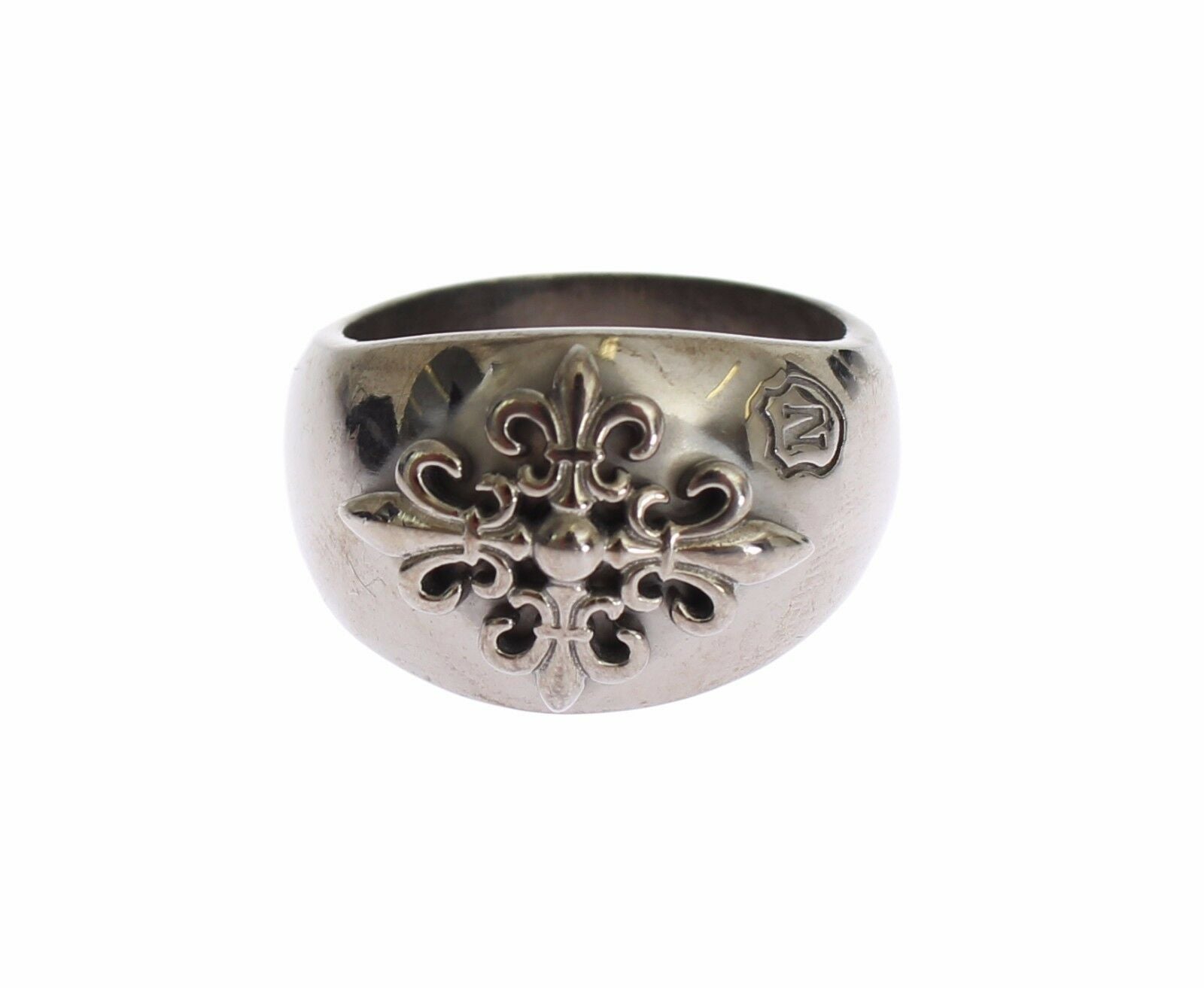 Nialaya Silver 925 Sterling Authentic  Crest Ring - Ginchy
