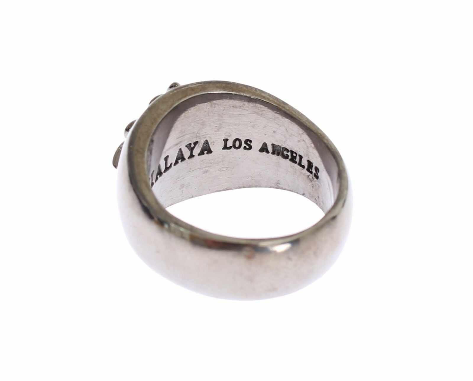 Nialaya Silver 925 Sterling Authentic  Crest Ring - Ginchy