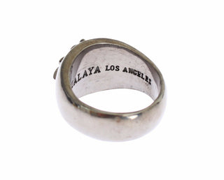 Nialaya Silver 925 Sterling Authentic  Crest Ring - Ginchy