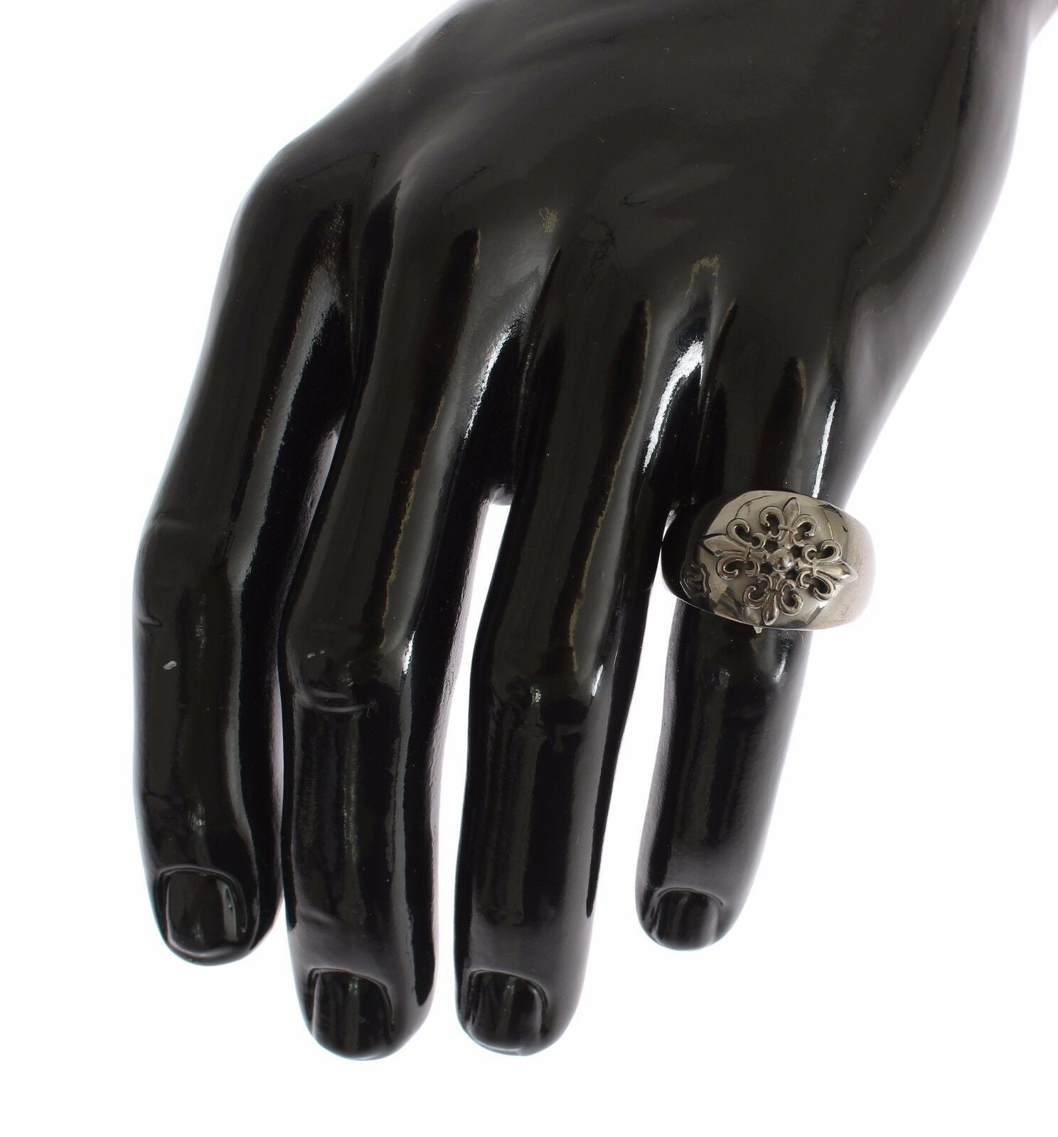 Nialaya Silver 925 Sterling Authentic  Crest Ring - Ginchy
