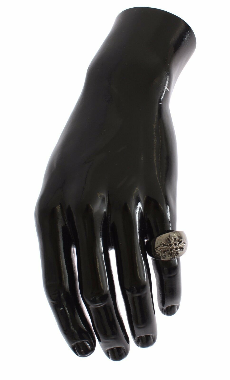 Nialaya Silver 925 Sterling Authentic  Crest Ring - Ginchy