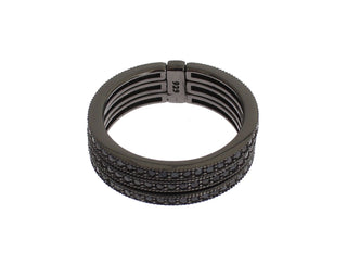 Nialaya Black CZ 925 Sterling Silver Womens - Ginchy