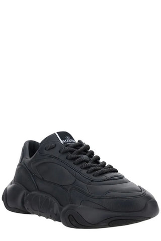 Valentino Elevated Elegance Low-Top Leather Sneakers - Ginchy