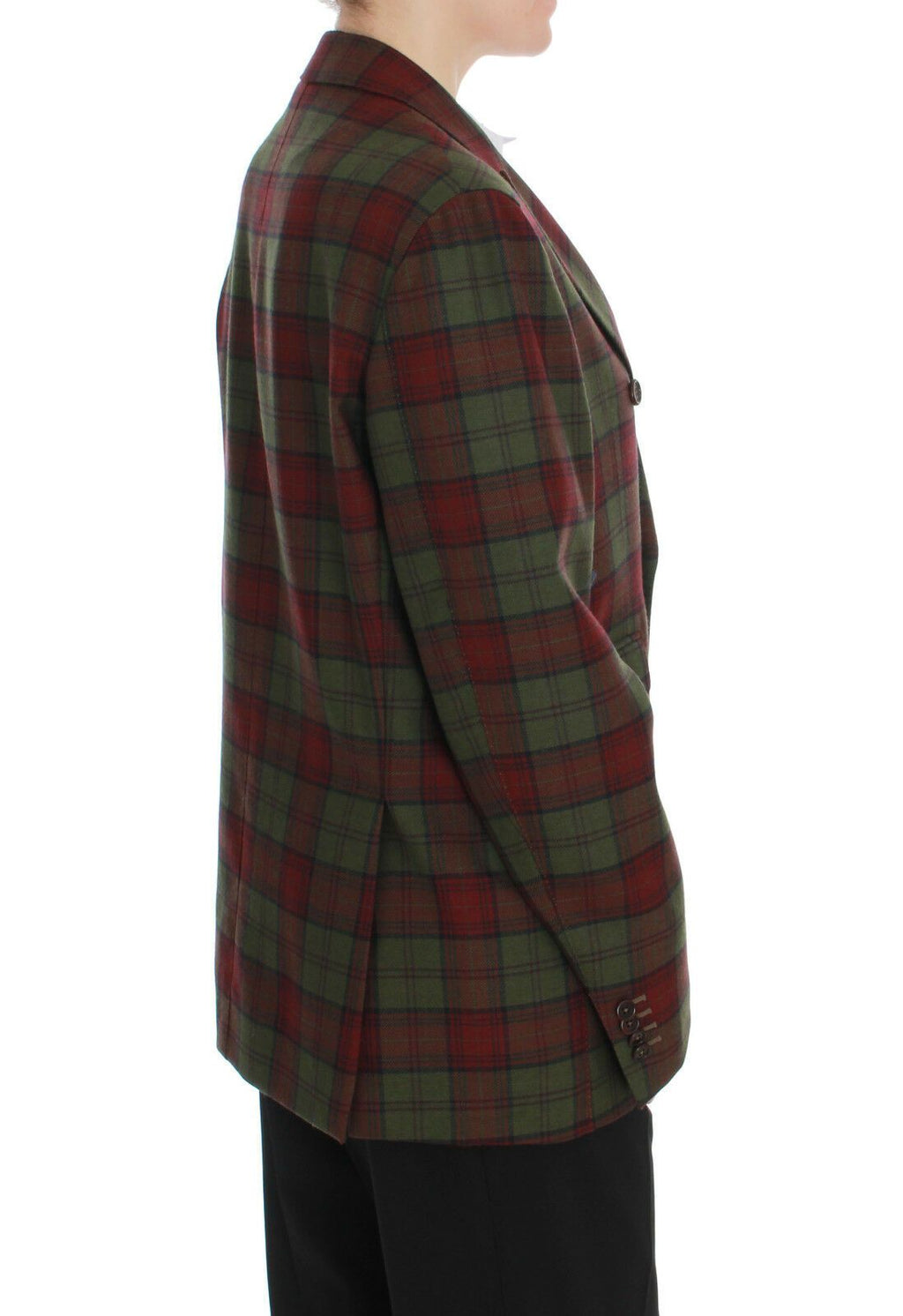 BENCIVENGA Green Wool Double Breasted Bordeaux - Ginchy