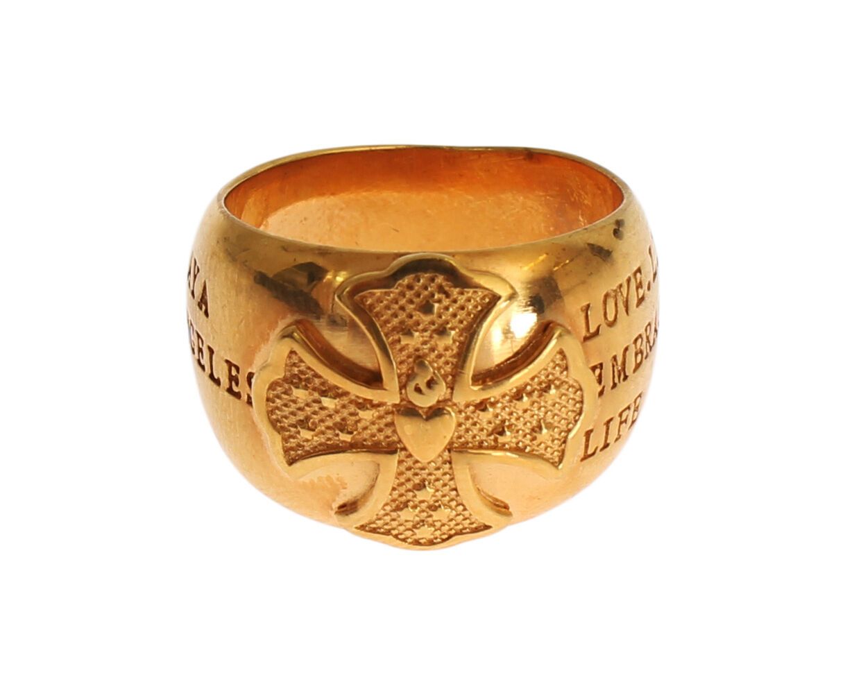 Nialaya Gold Plated 925 Silver Womens Ring - Ginchy
