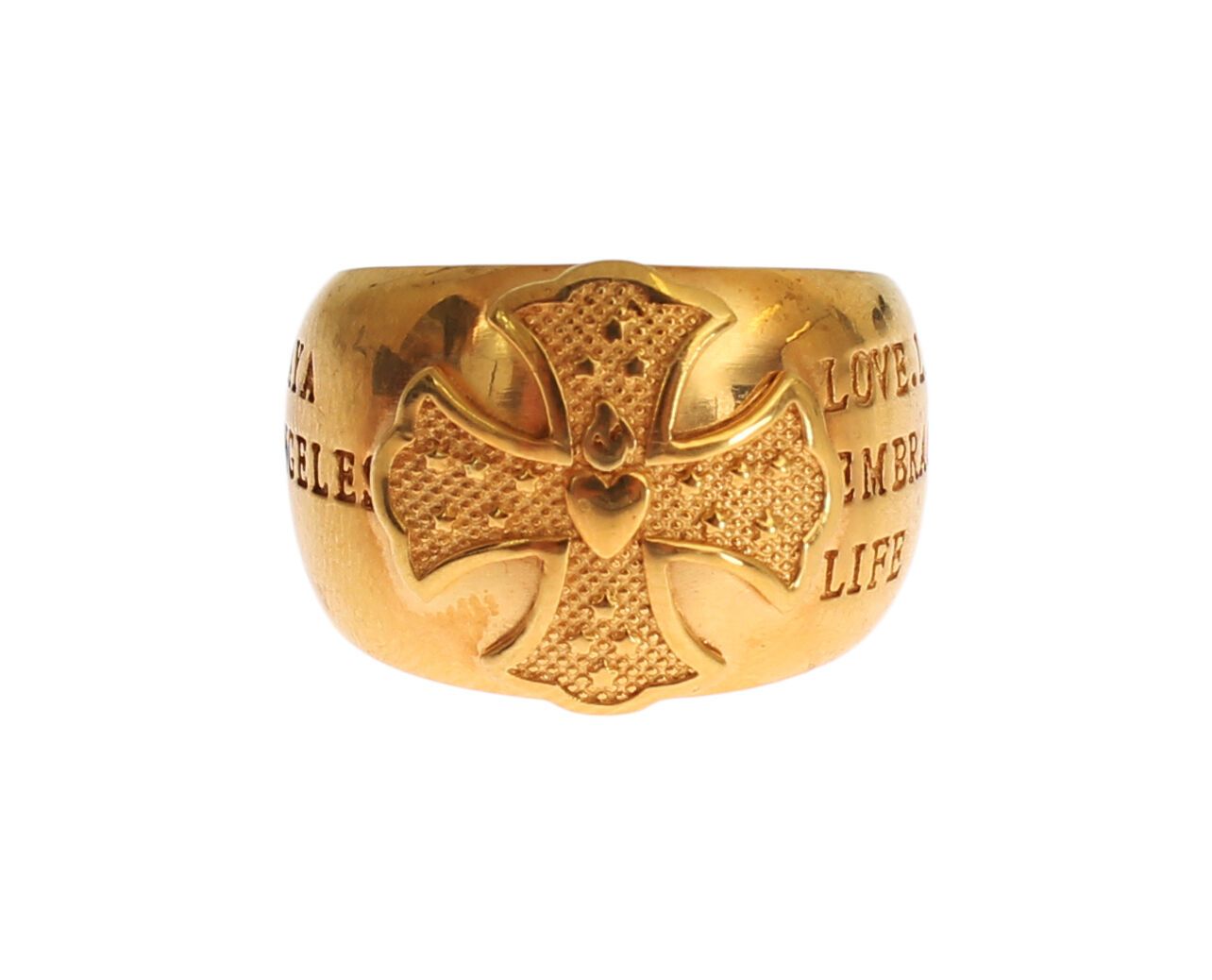 Nialaya Gold Plated 925 Silver Womens Ring - Ginchy