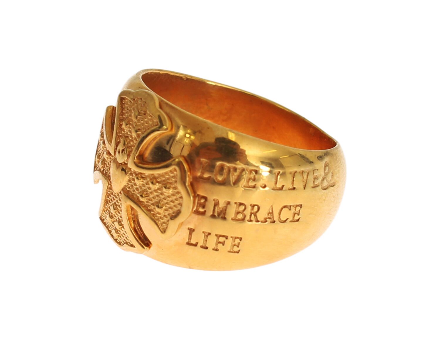 Nialaya Gold Plated 925 Silver Womens Ring - Ginchy