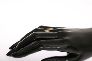 Nialaya Silver Authentic Womens Clear Ring - Ginchy