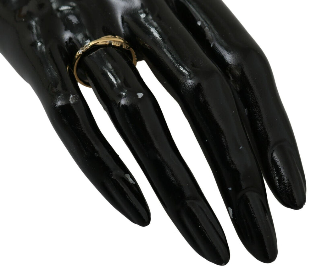 Nialaya Gold Feather Clear CZ 925 Silver Women - Ginchy