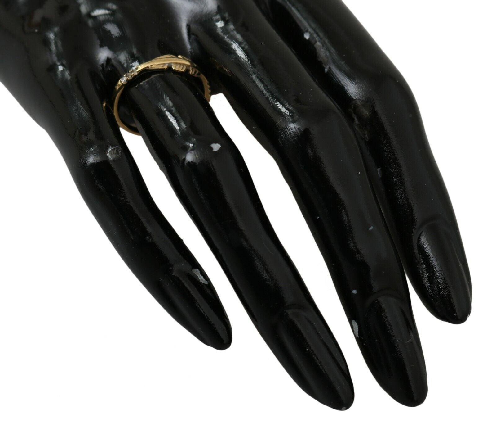 Nialaya Gold Feather Clear CZ 925 Silver Women - Ginchy