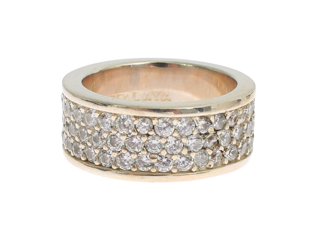 Nialaya Silver Womens CZ 925 Sterling Ring - Ginchy