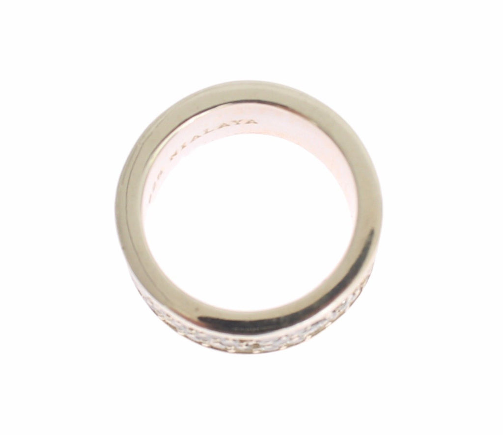 Nialaya Silver Womens CZ 925 Sterling Ring - Ginchy