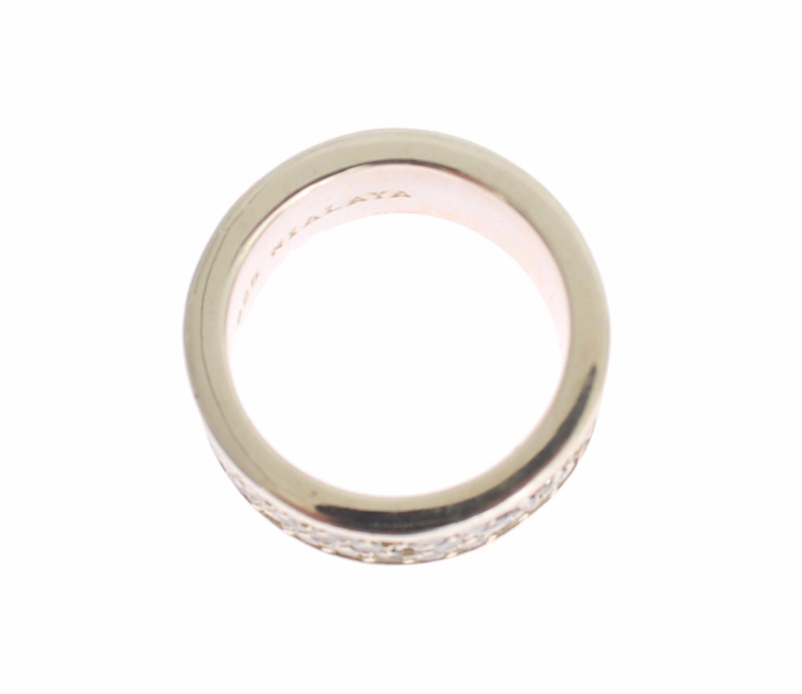 Nialaya Silver Womens CZ 925 Sterling Ring - Ginchy