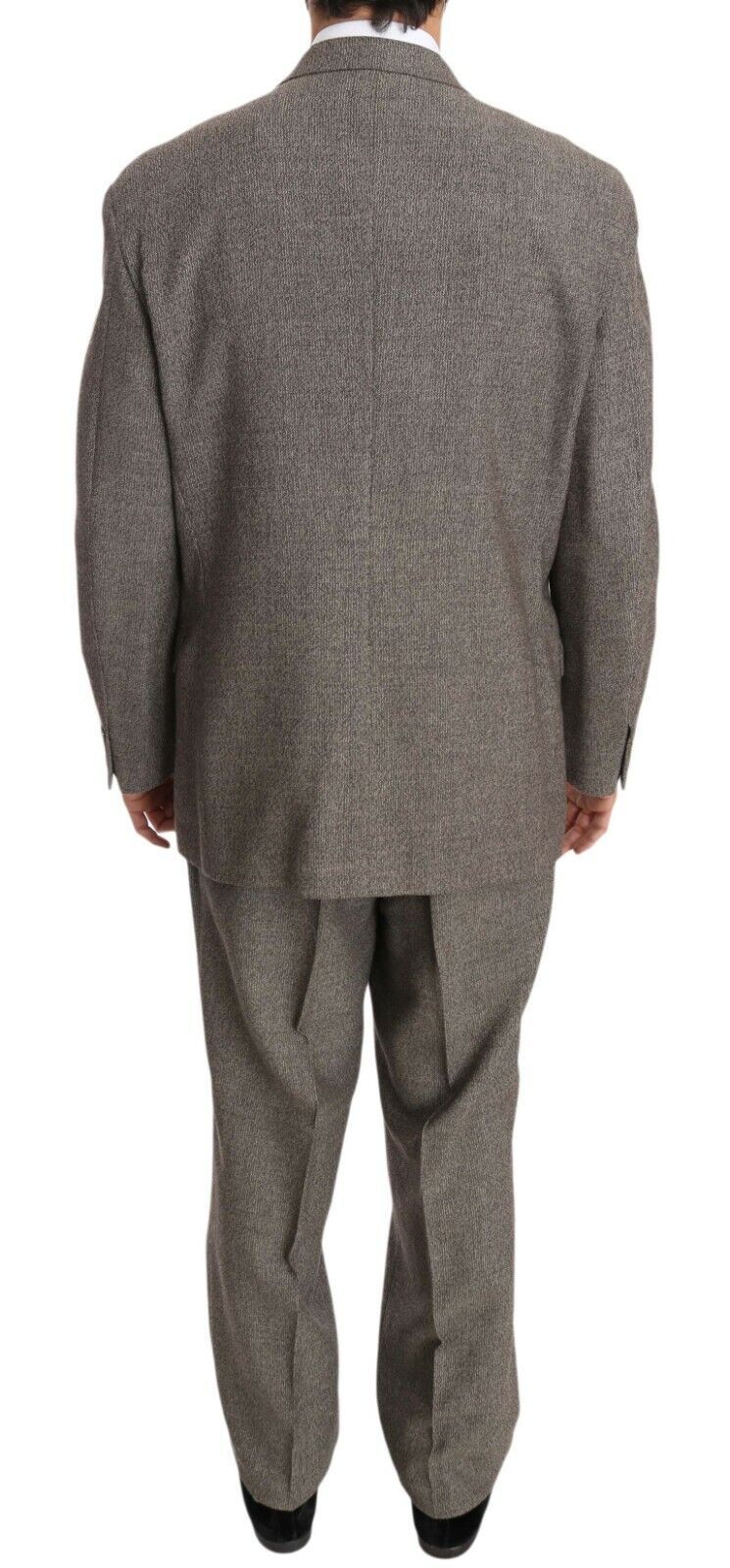 Fendi Brown Wool Regular Single  Breasted Suit - Ginchy