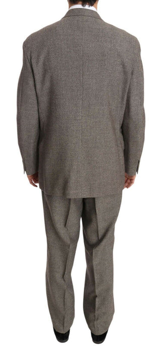 Fendi Brown Wool Regular Single  Breasted Suit - Ginchy