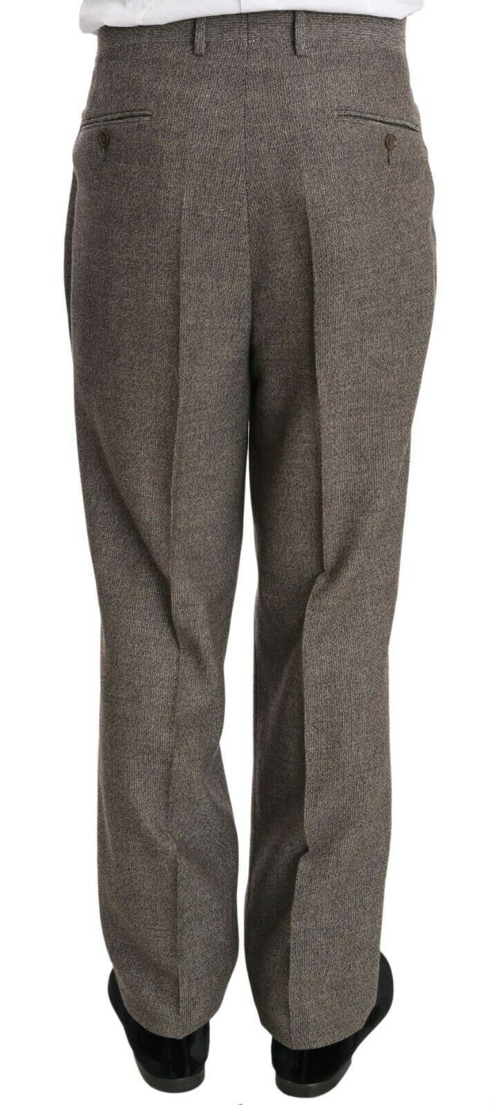 Fendi Brown Wool Regular Single  Breasted Suit - Ginchy