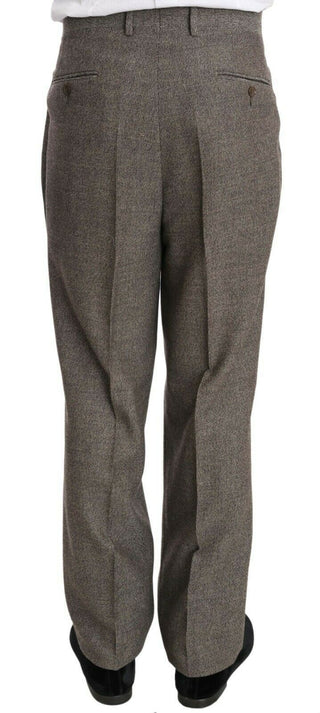 Fendi Brown Wool Regular Single  Breasted Suit - Ginchy