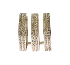 Nialaya Authentic Womens Clear CZ 925 Sterling Silver Ring - Ginchy