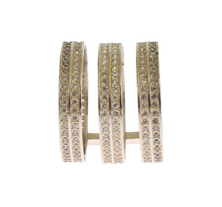 Nialaya Authentic Womens Clear CZ 925 Sterling Silver Ring - Ginchy
