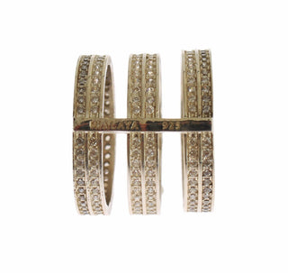 Nialaya Authentic Womens Clear CZ 925 Sterling Silver Ring - Ginchy