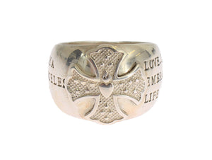 Nialaya Silver Cross Womens 925 Sterling Ring - Ginchy