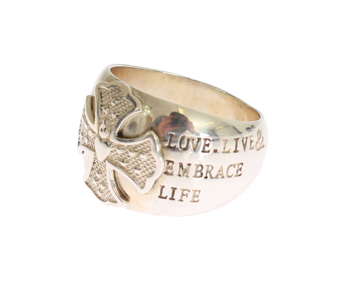 Nialaya Silver Cross Womens 925 Sterling Ring - Ginchy