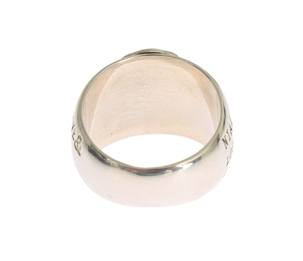 Nialaya Silver Cross Womens 925 Sterling Ring - Ginchy
