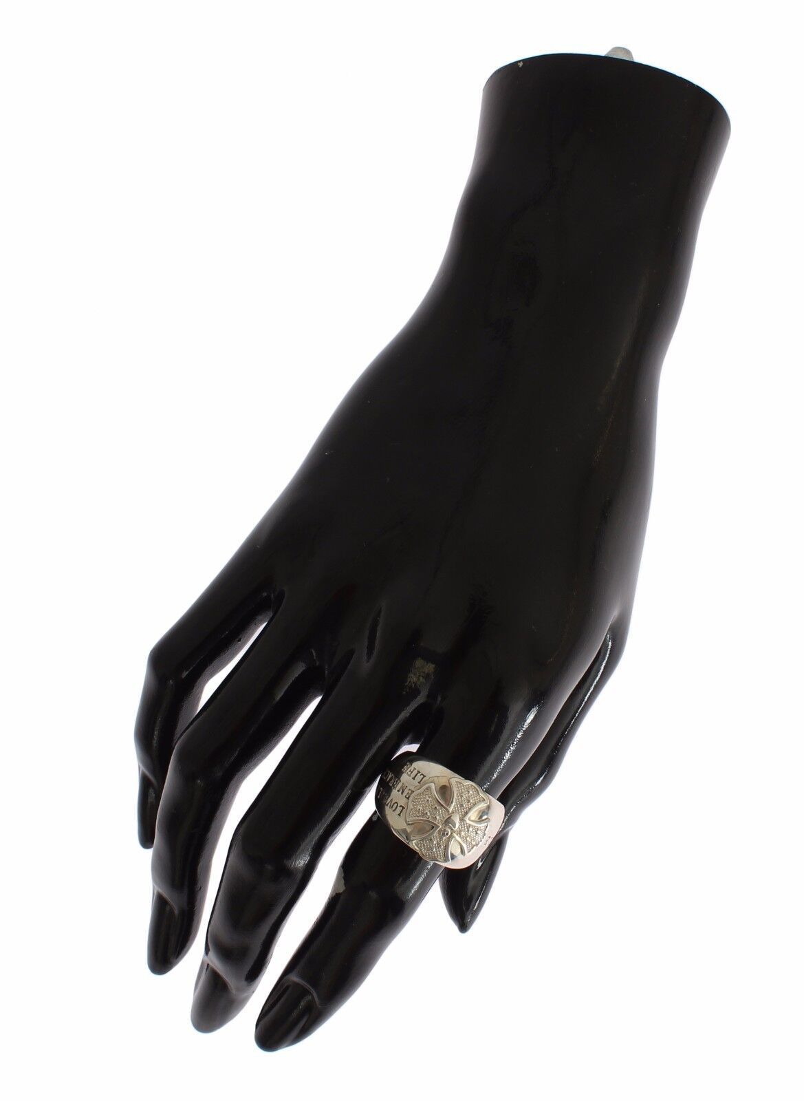 Nialaya Silver Cross Womens 925 Sterling Ring - Ginchy