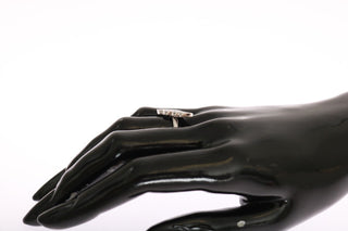 Nialaya Silver Womens Wing Clear CZ 925 Silver Ring - Ginchy