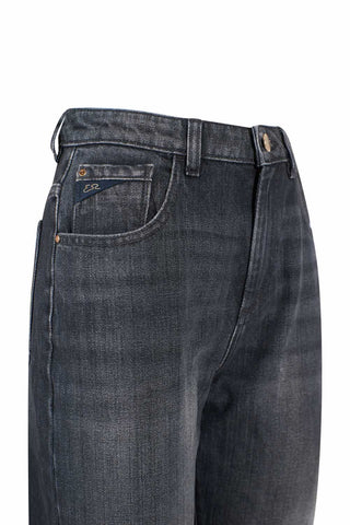 Yes Zee Black Cotton Women Jeans - Ginchy