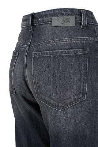 Yes Zee Black Cotton Women Jeans - Ginchy