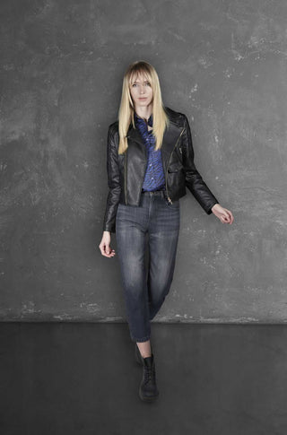 Yes Zee Black Cotton Women Jeans - Ginchy