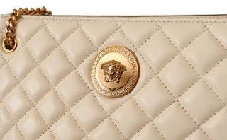 Versace Elegant Quilted Nappa Leather Tote - Ginchy