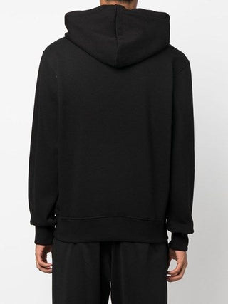 Versace Jeans Chic Black Hooded Sweatshirt - Ginchy