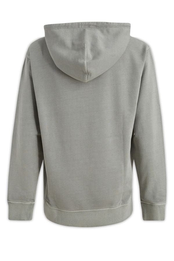 Hugo Boss Elegant Grey Cotton Hooded Sweatshirt - Ginchy