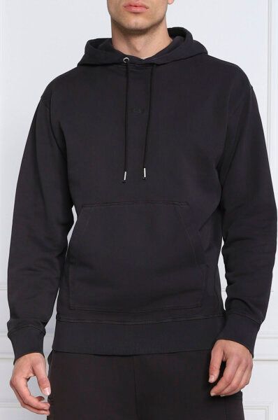 Hugo Boss Elegant Dark Blue Cotton Hooded Sweatshirt - Ginchy