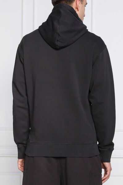 Hugo Boss Elegant Dark Blue Cotton Hooded Sweatshirt - Ginchy