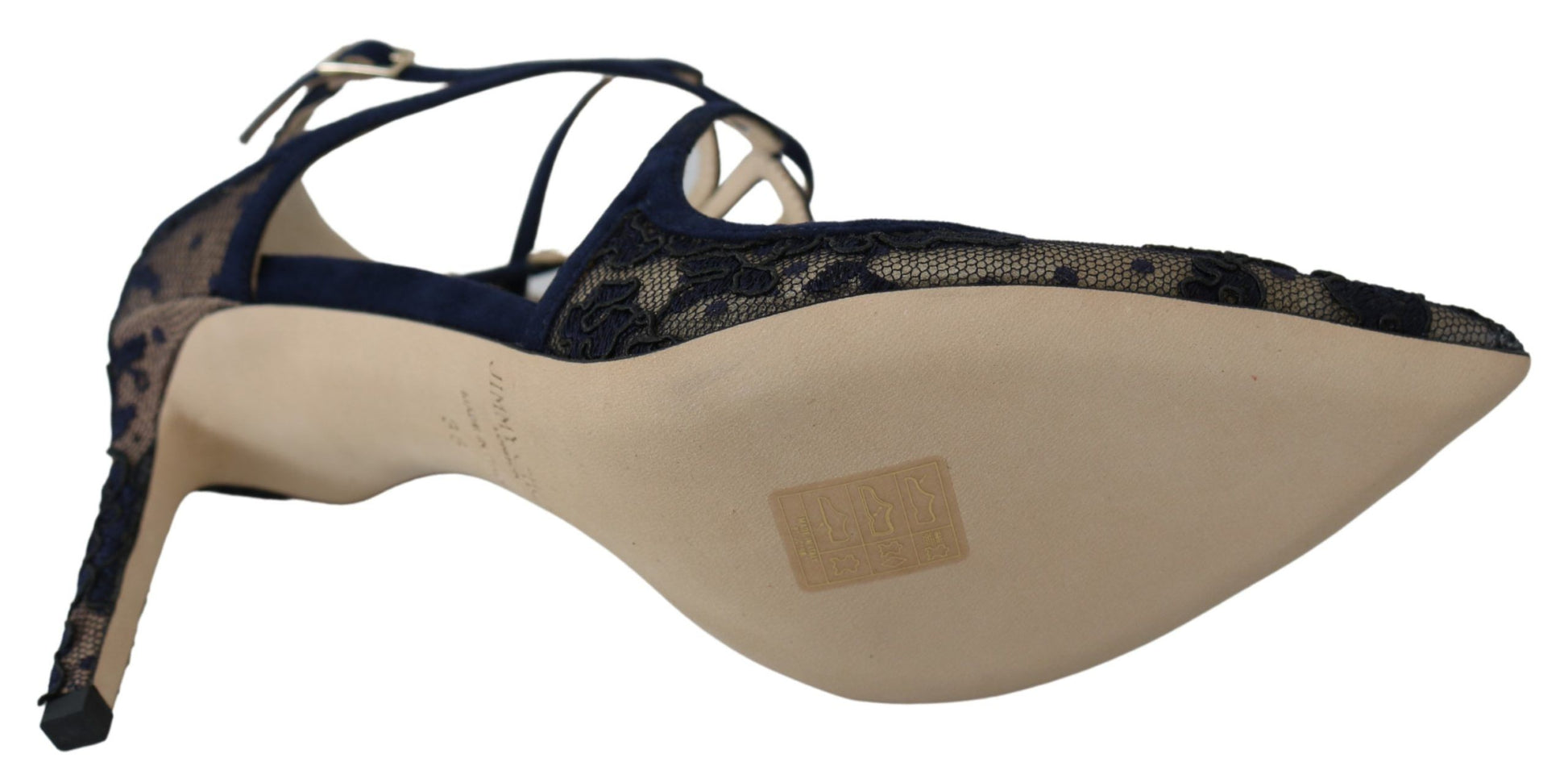 Jimmy Choo Navy Lancer Leather Pumps Elegance Unleashed - Ginchy