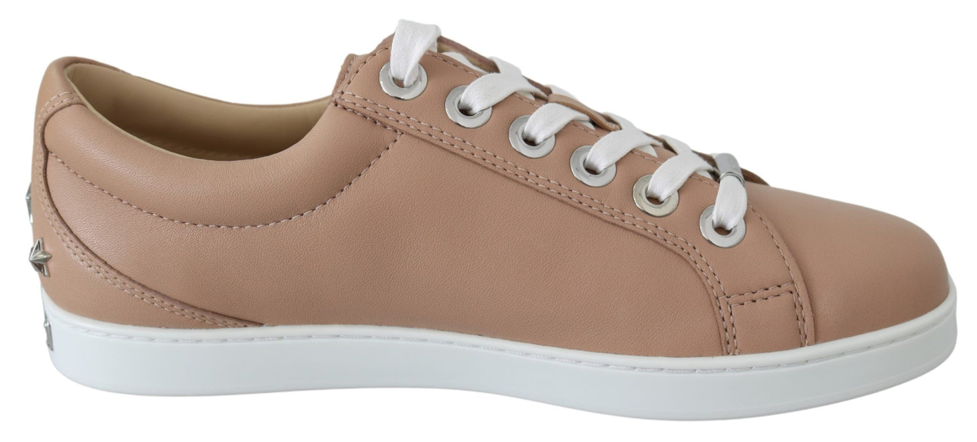 Jimmy Choo Powder Pink Nappa Leather Sneakers - Ginchy