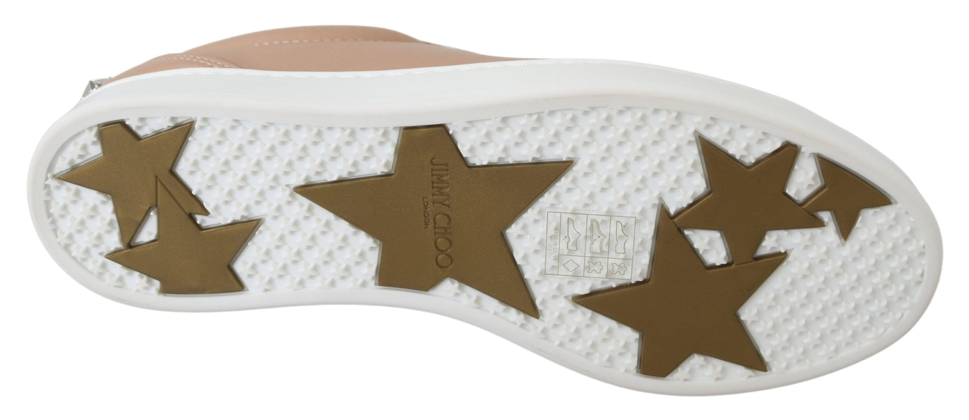 Jimmy Choo Powder Pink Nappa Leather Sneakers - Ginchy