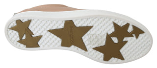 Jimmy Choo Powder Pink Nappa Leather Sneakers - Ginchy