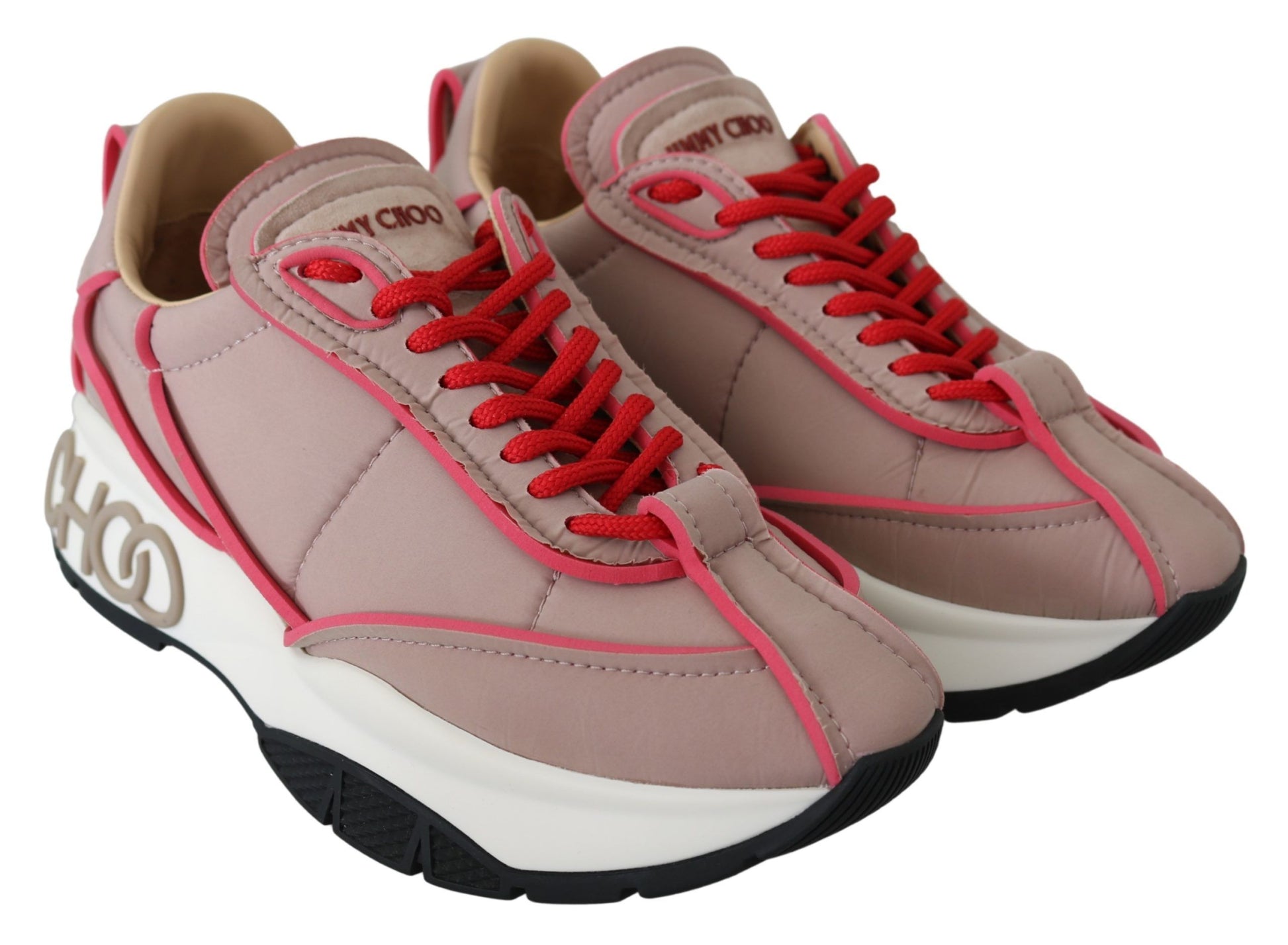 Jimmy Choo Ballet Pink Chic Padded Sneakers - Ginchy