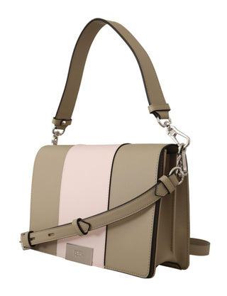 Karl Lagerfeld Chic Sage Shoulder Bag with Dual Straps - Ginchy